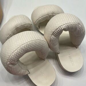 cult Gaia pillow  sandals